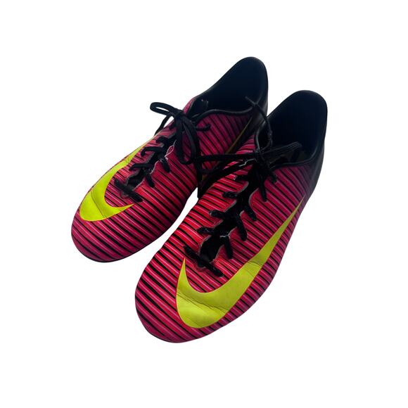 Nike Mercurial Vortex III FG - Crimson/Volt - Soccer Cleats - Picture 1 of 7